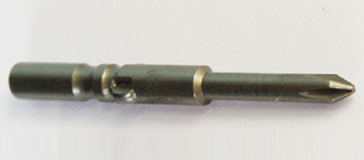 Ø6mm Electric screwdriver bits with reduced shank